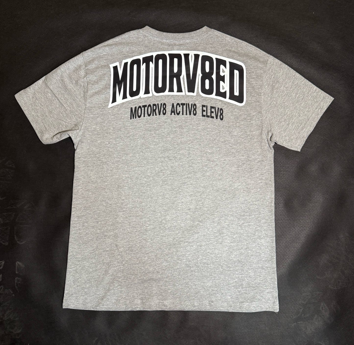 MOTORV8ED Grey Tee