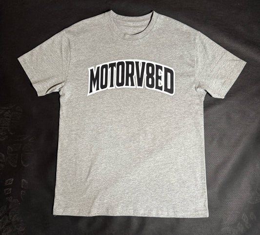 MOTORV8ED Grey Tee