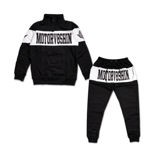 Panel Tracksuit "Black"