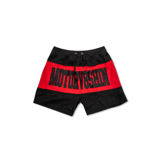 Panel Shorts Black/Red